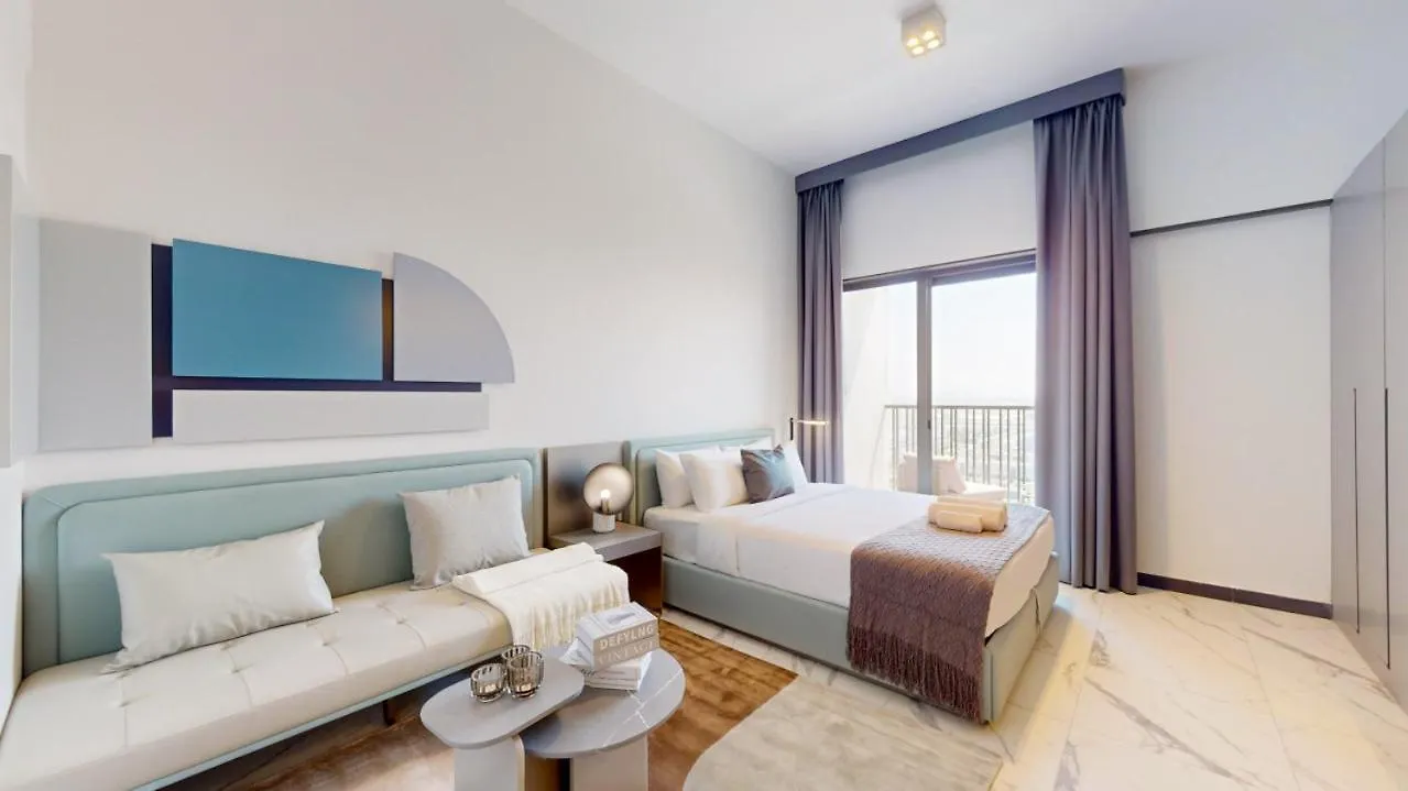 Mag Eye 910 - Aesthetic Studio Apartment In Meydan Dubai