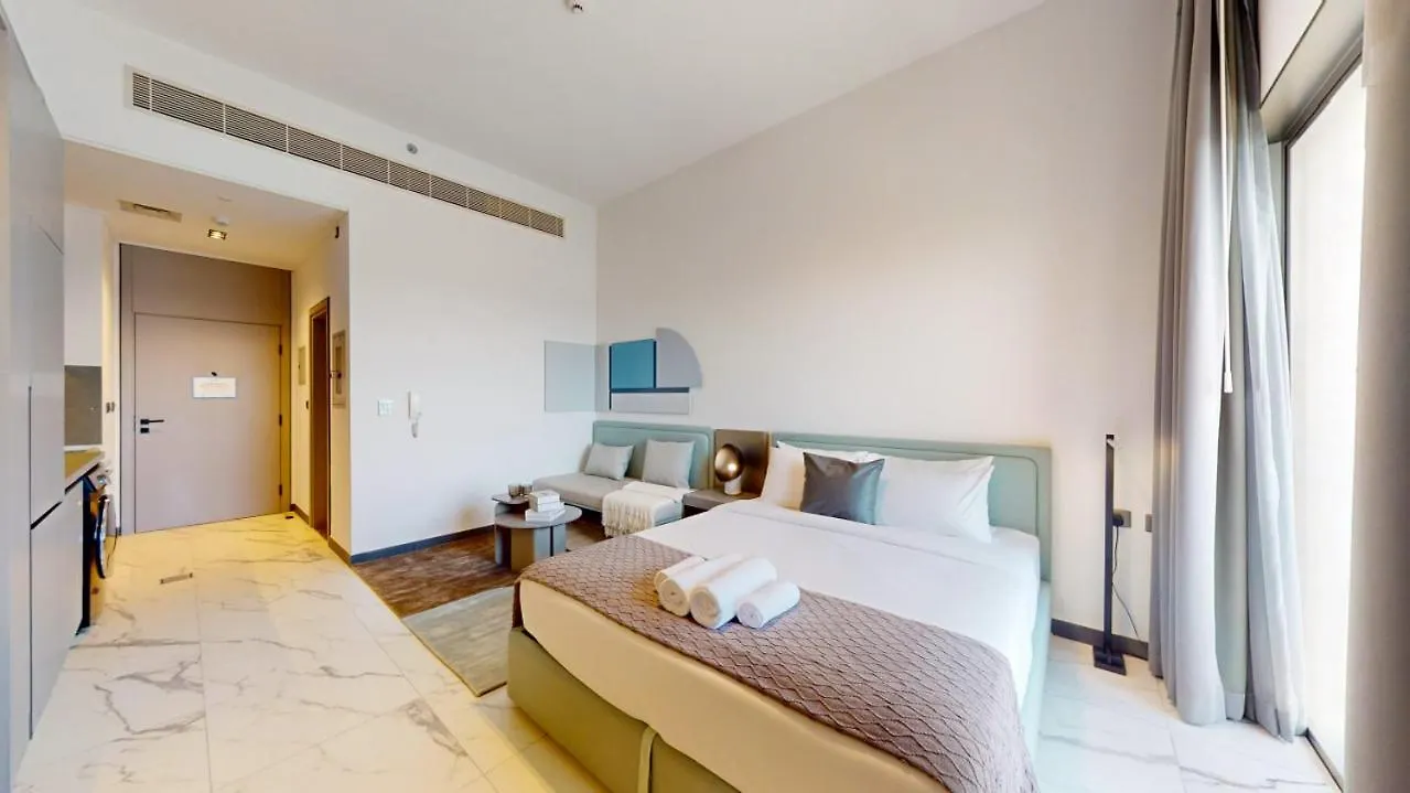 Mag Eye 910 - Aesthetic Studio Apartment In Meydan Dubai