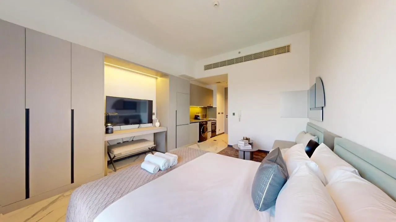Mag Eye 910 - Aesthetic Studio Apartment In Meydan Dubai 0*,